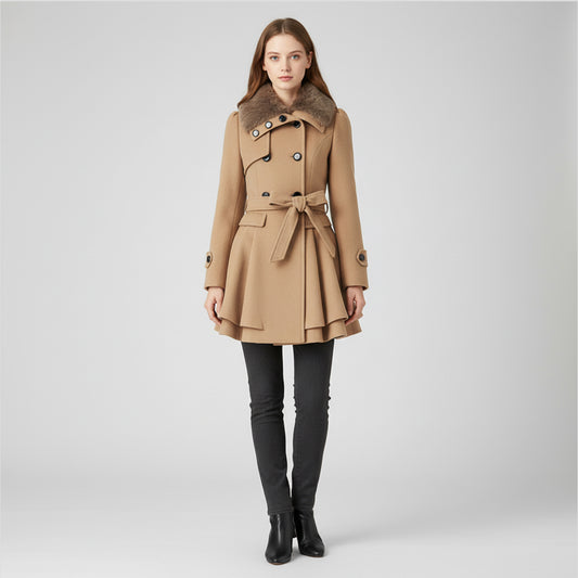 Dorevelle | Women’s Classic Coat – Refined Feminine Contour
