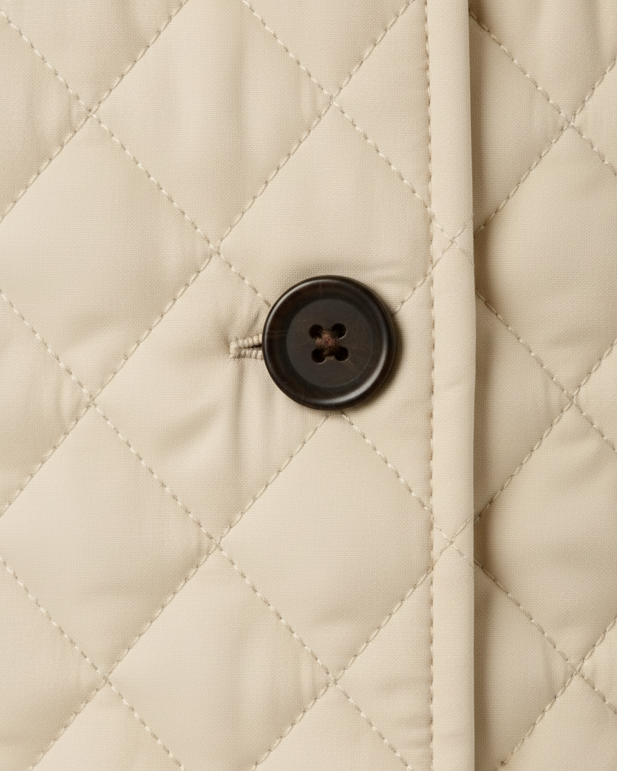 Dorevelle | Women’s Puffer Lightweight Quilted Jacket – Timeless Button-Up Style