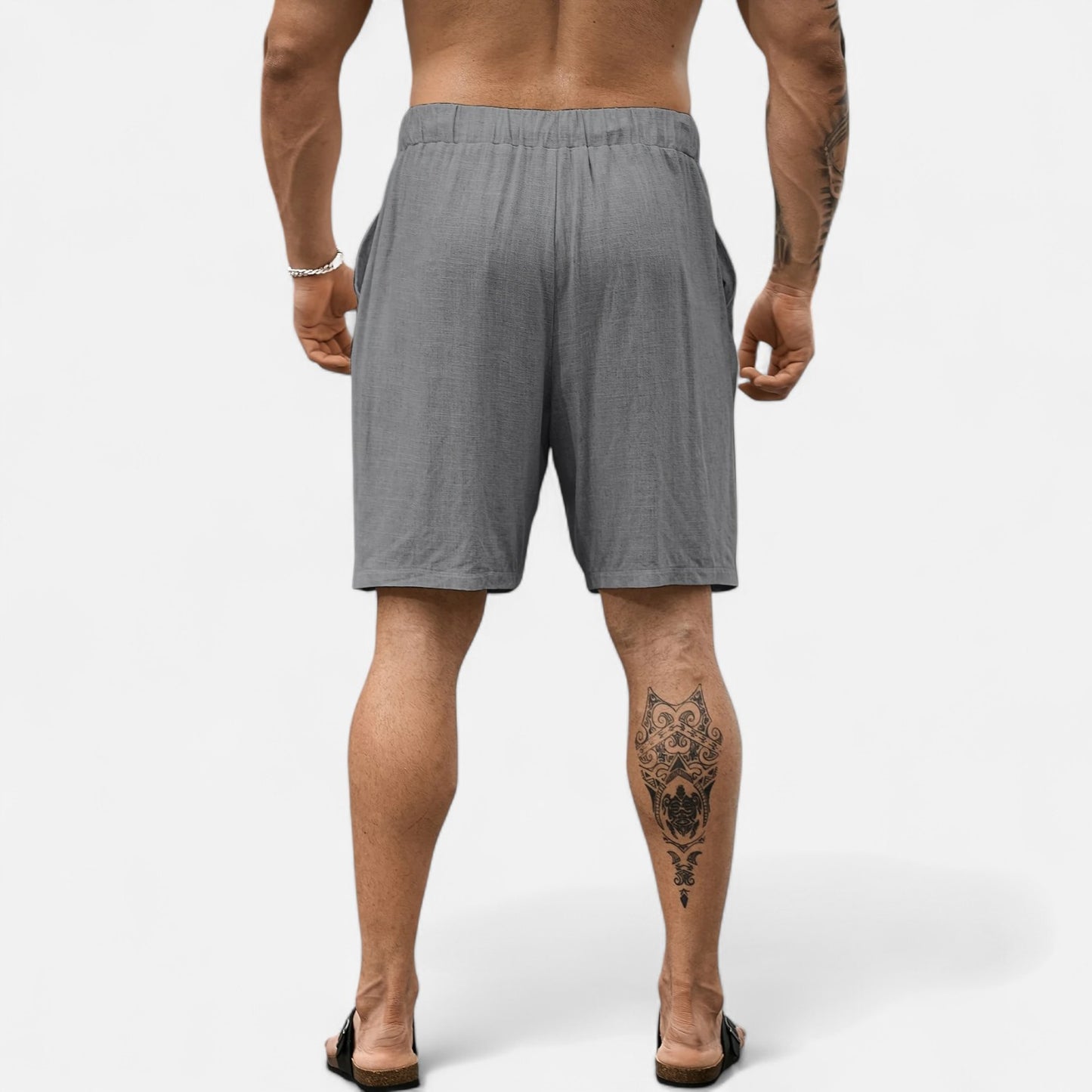 Dorevelle | Men’s Linen Blend Shorts – Riviera Resortwear