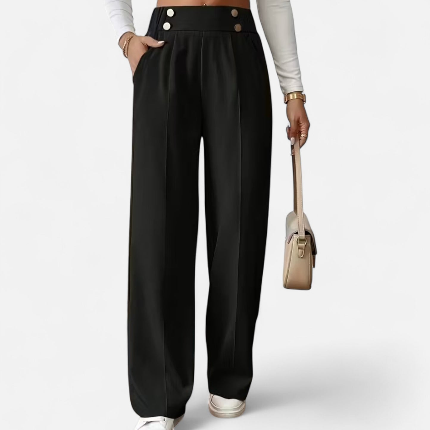 Dorevelle | Elegant French-Inspired Straight-Leg Office Pants