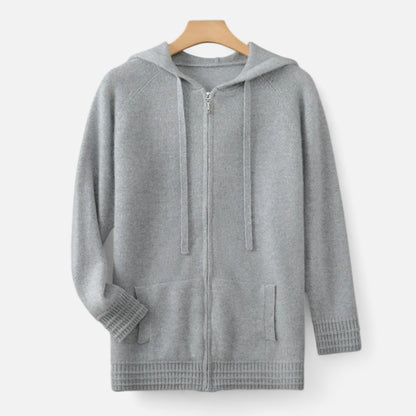 Dorevelle | Men’s Hooded Cardigan – Refined Winter Knitwear