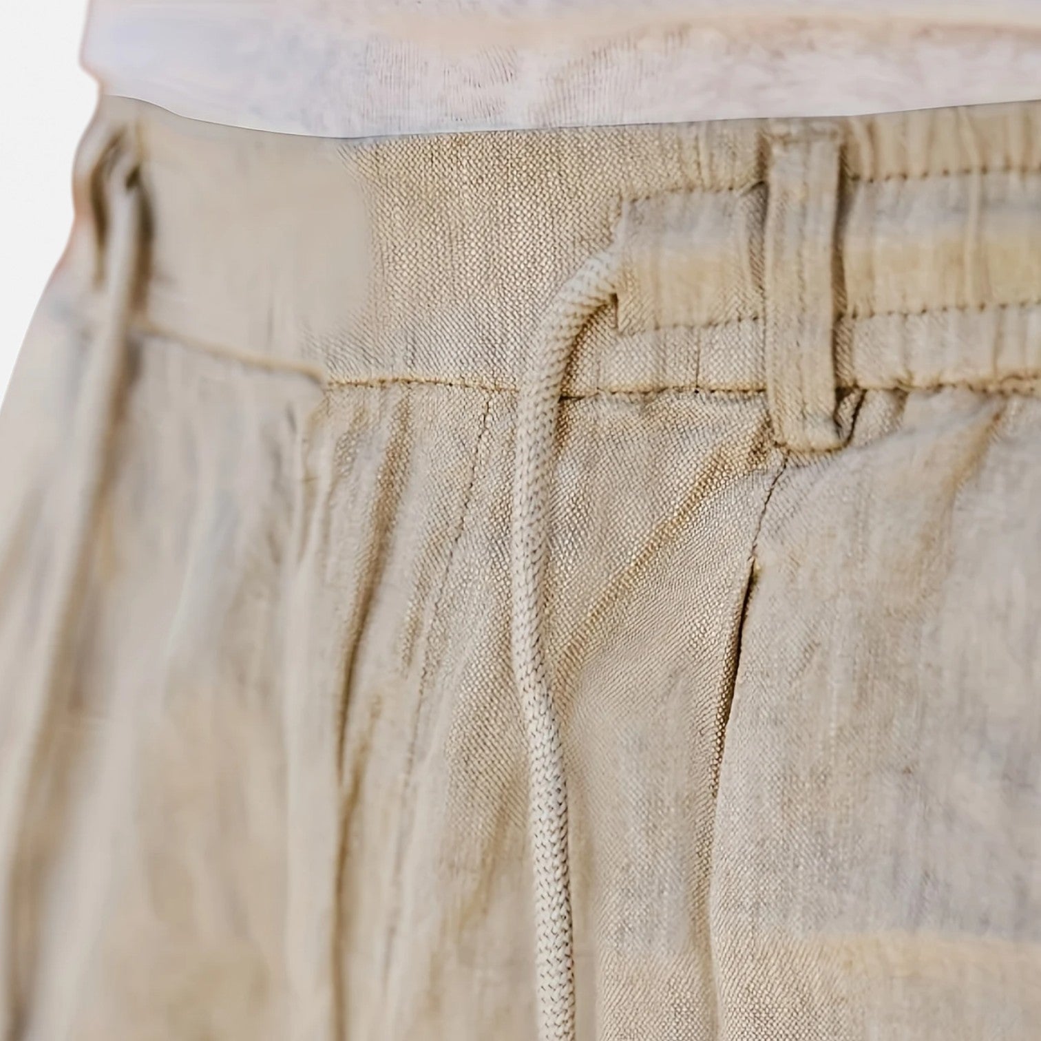 Men’s Lightweight Linen Trousers with Relaxed Heritage Fit