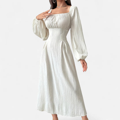 Dorevelle | Women’s Square Neck Dress – Heritage Waist Detail