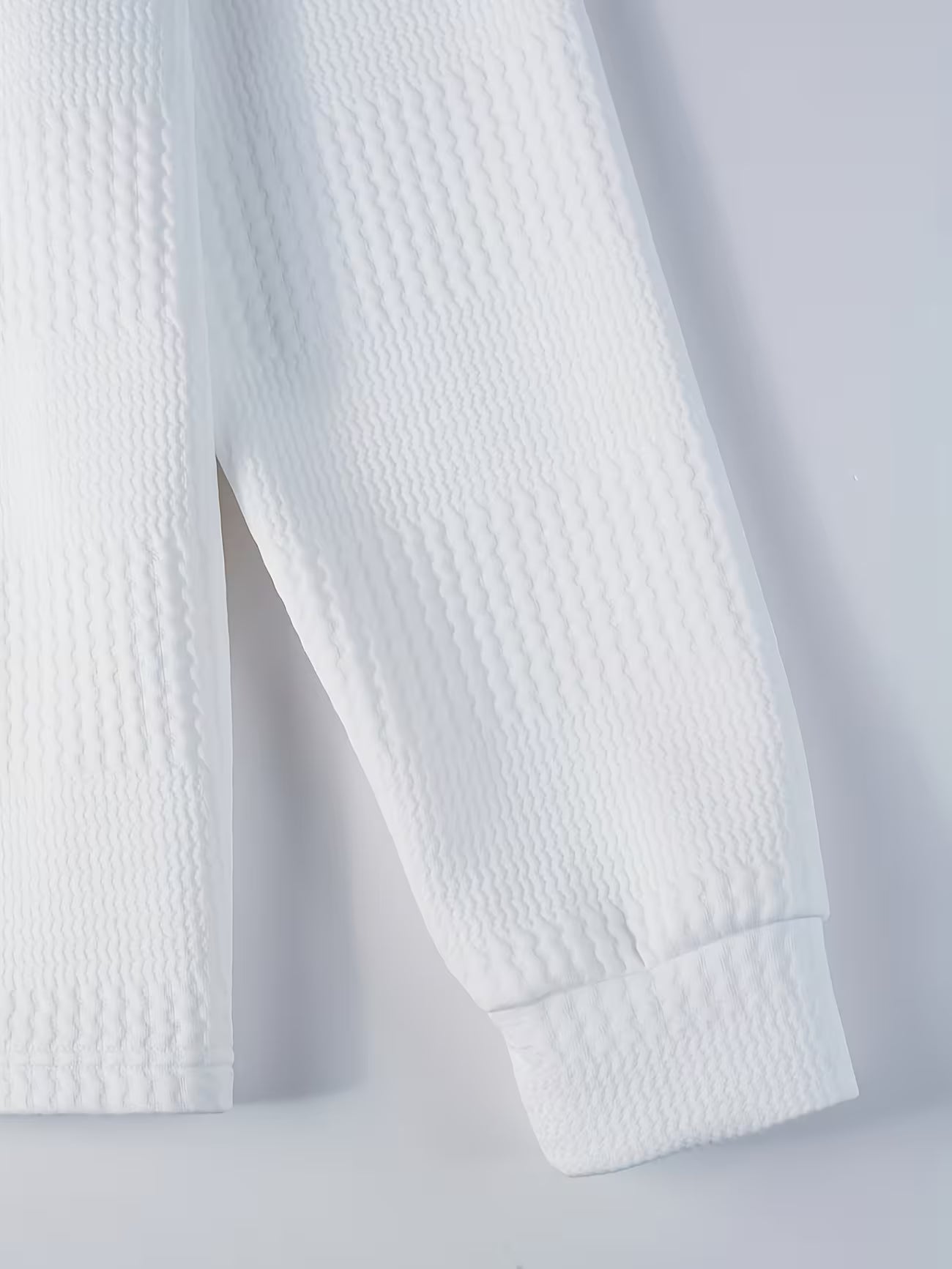 Men's Jacquard Ribbed Long Sleeve Shirt