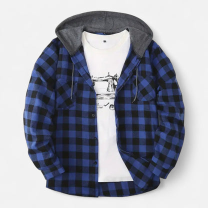 Dorevelle | Men’s Button-Up Hooded Sweater