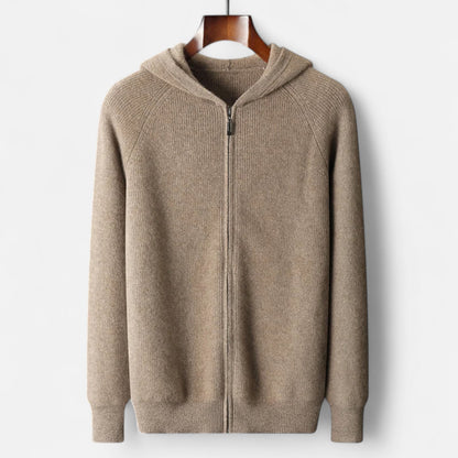 Dorevelle | Men’s Zipped Hoodie – Heritage Merino Knitwear