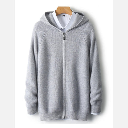 Dorevelle | Men’s Zipped Hoodie – Heritage Merino Knitwear