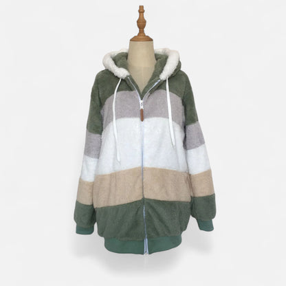 Dorevelle | Women’s Oversized Jacket – Hooded Autumn Winter Elegance