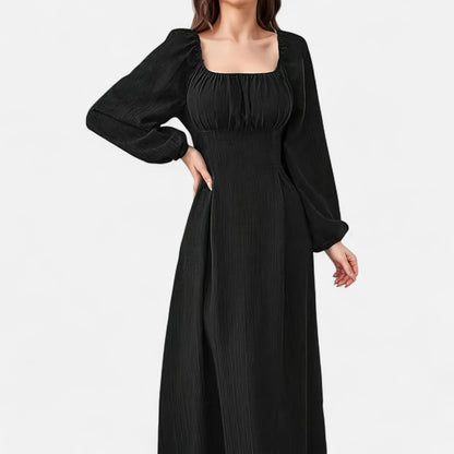 Dorevelle | Women’s Square Neck Dress – Heritage Waist Detail