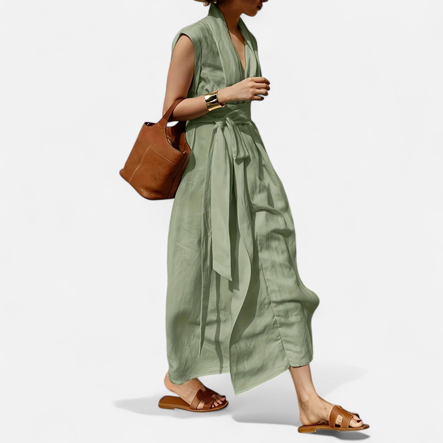 Dorevelle | Women’s Sleeveless Dress – Heritage Linen Style
