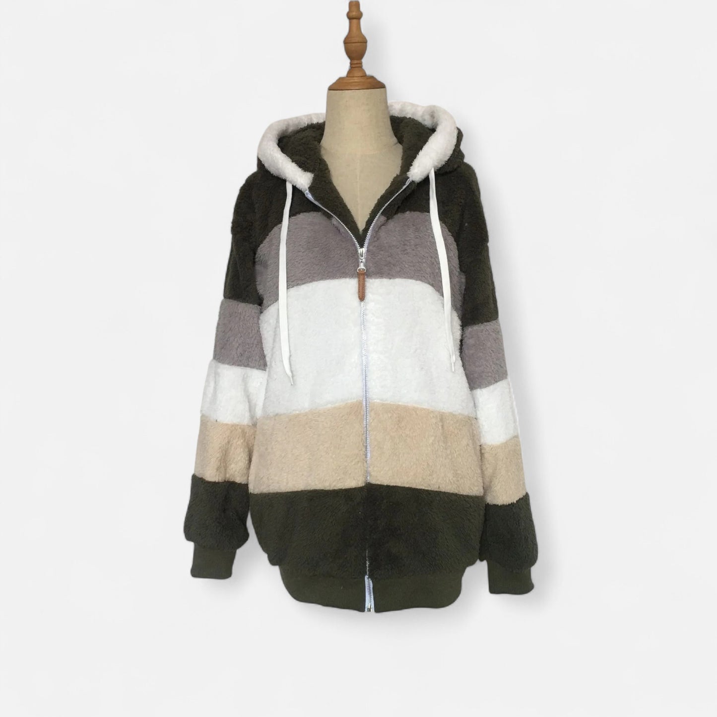 Dorevelle | Women’s Oversized Jacket – Hooded Autumn Winter Elegance