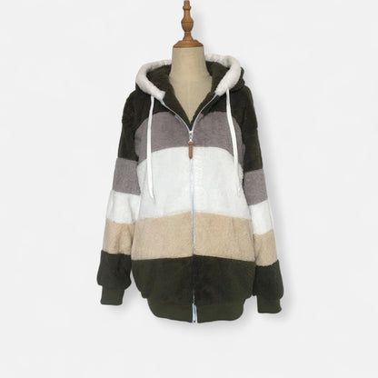Dorevelle | Women’s Oversized Jacket – Hooded Autumn Winter Elegance