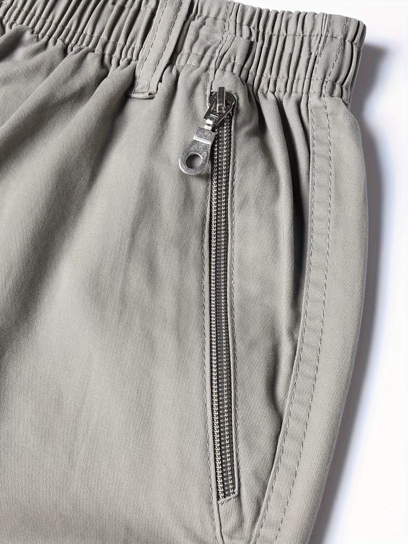 Men's Breathable Cargo Shorts With Drawstring Waist Trousers
