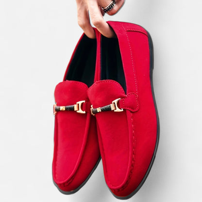 Dorevelle | Men's Slip-On Buckle Loafers