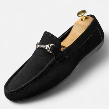 Dorevelle | Men's Slip-On Buckle Loafers