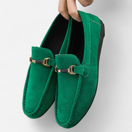 Dorevelle | Men's Slip-On Buckle Loafers