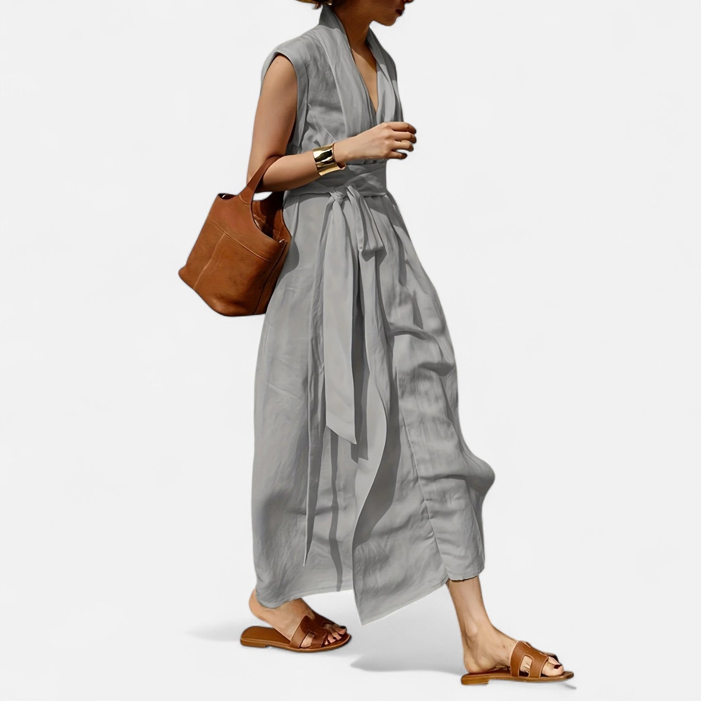 Dorevelle | Women’s Sleeveless Dress – Heritage Linen Style