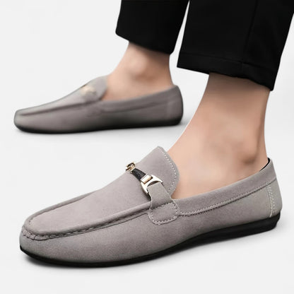 Dorevelle | Men's Slip-On Buckle Loafers