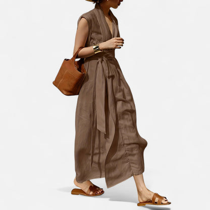 Dorevelle | Women’s Sleeveless Dress – Heritage Linen Style