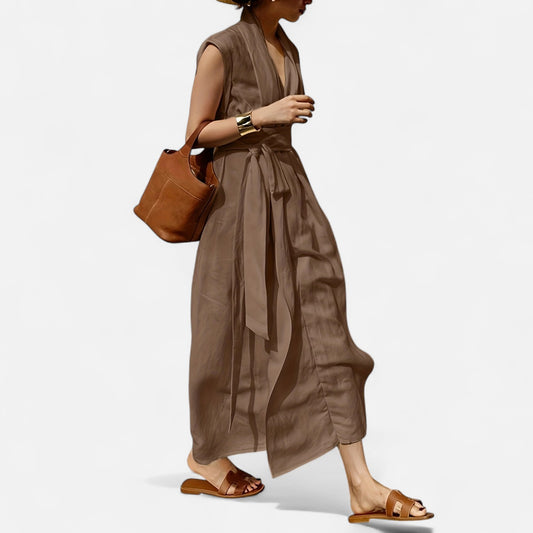 Dorevelle | Women’s Sleeveless Dress – Heritage Linen Style