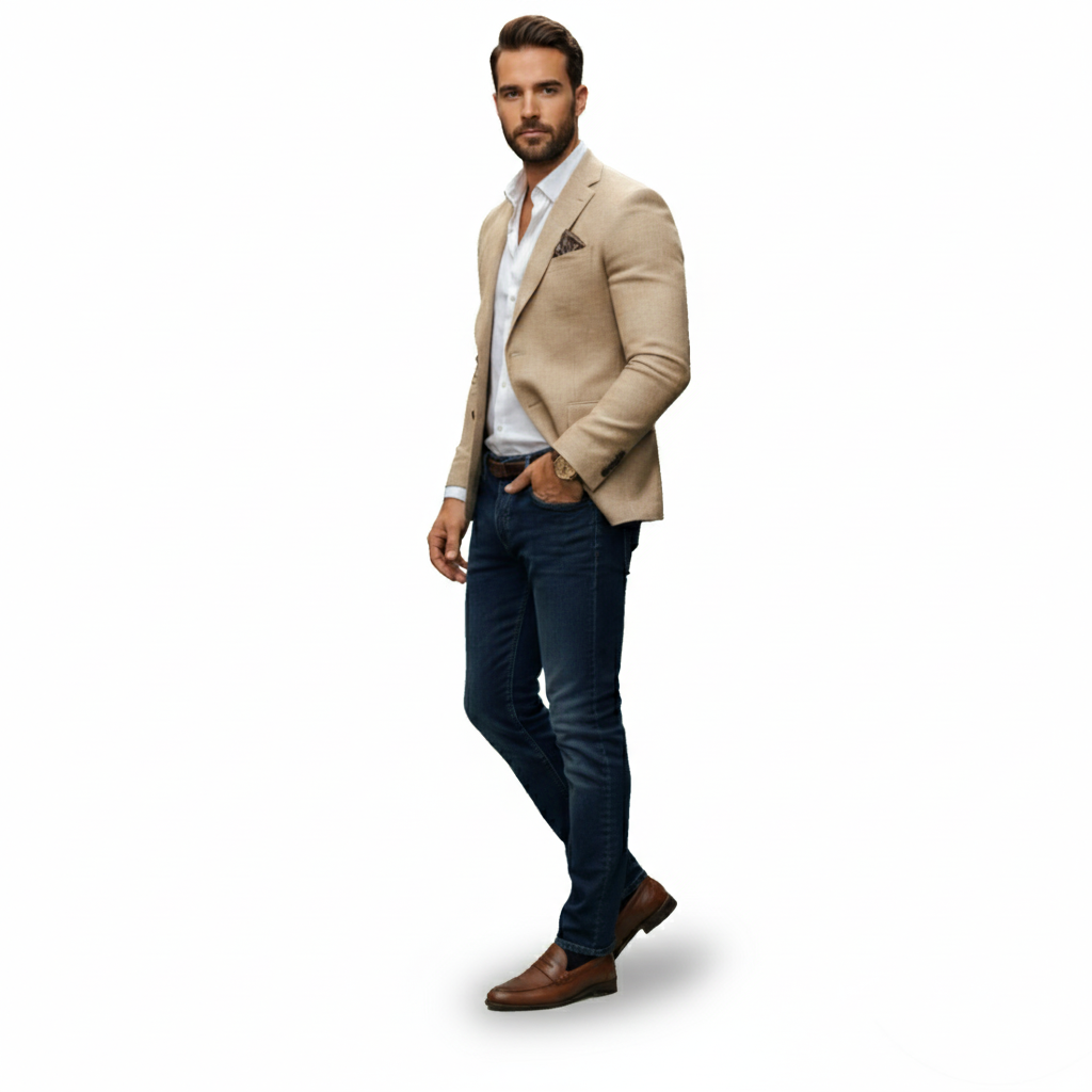 Dorevelle | Men’s Knitted Blazer Cardigan – Timeless Knit Tailoring