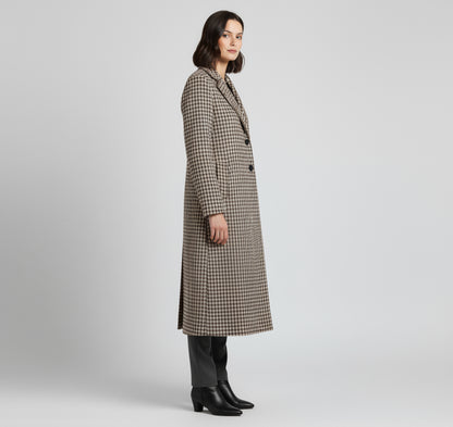 Dorevelle | Women’s Vintage Plaid Coat – Timeless Checkered Style