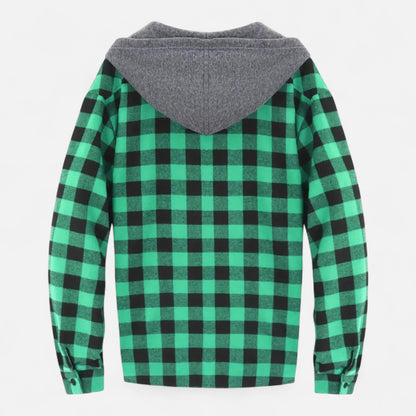 Dorevelle | Men’s Button-Up Hooded Sweater