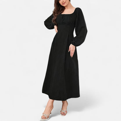 Dorevelle | Women’s Square Neck Dress – Heritage Waist Detail
