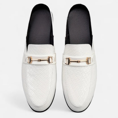 Dorevelle | Men’s Dress Loafers – Buckled Round Toe Classic