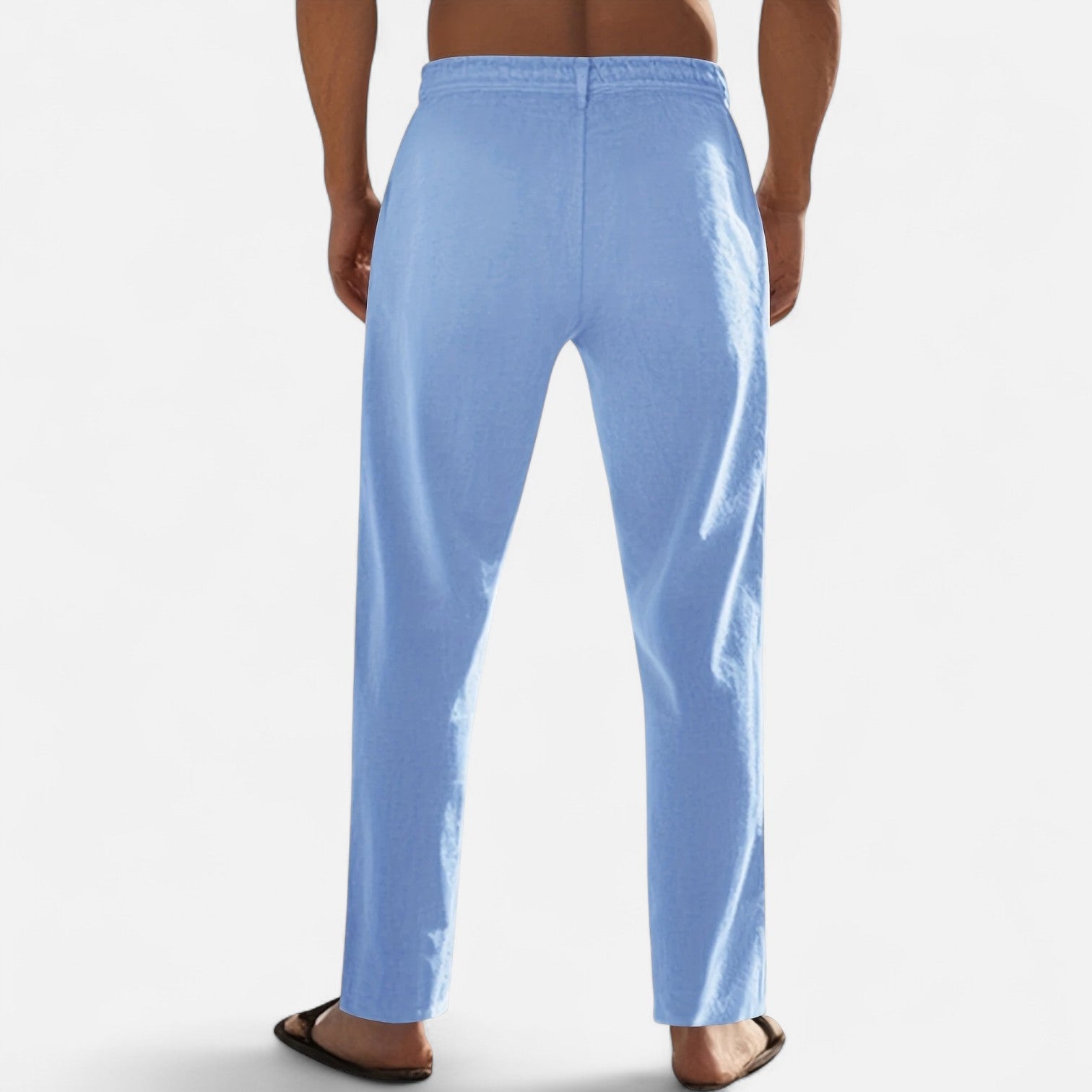 Men’s Lightweight Linen Trousers with Relaxed Heritage Fit