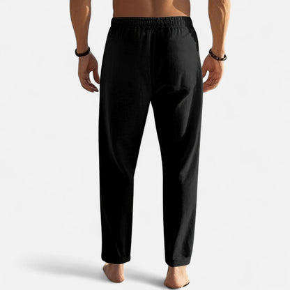 Dorevelle | Men’s Linen Trousers – Riviera Drawstring Ease