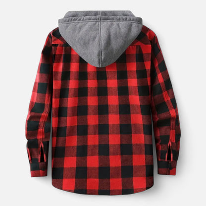 Dorevelle | Men’s Button-Up Hooded Sweater