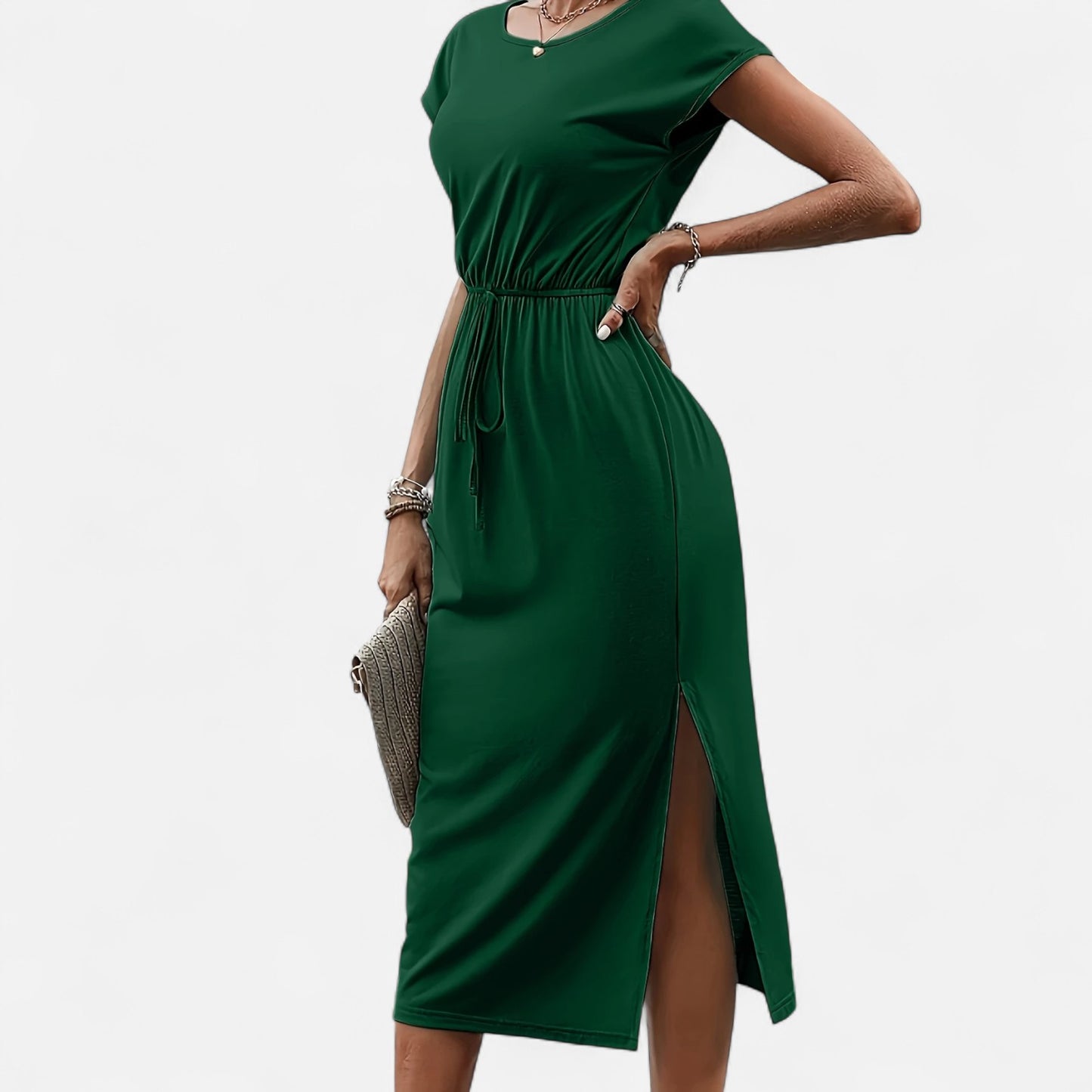 Dorevelle | Women’s White Dress – Heritage Knot Detail
