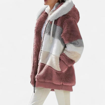 Dorevelle | Women’s Oversized Jacket – Hooded Autumn Winter Elegance
