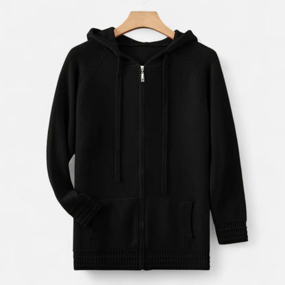 Dorevelle | Men’s Hooded Cardigan – Refined Winter Knitwear