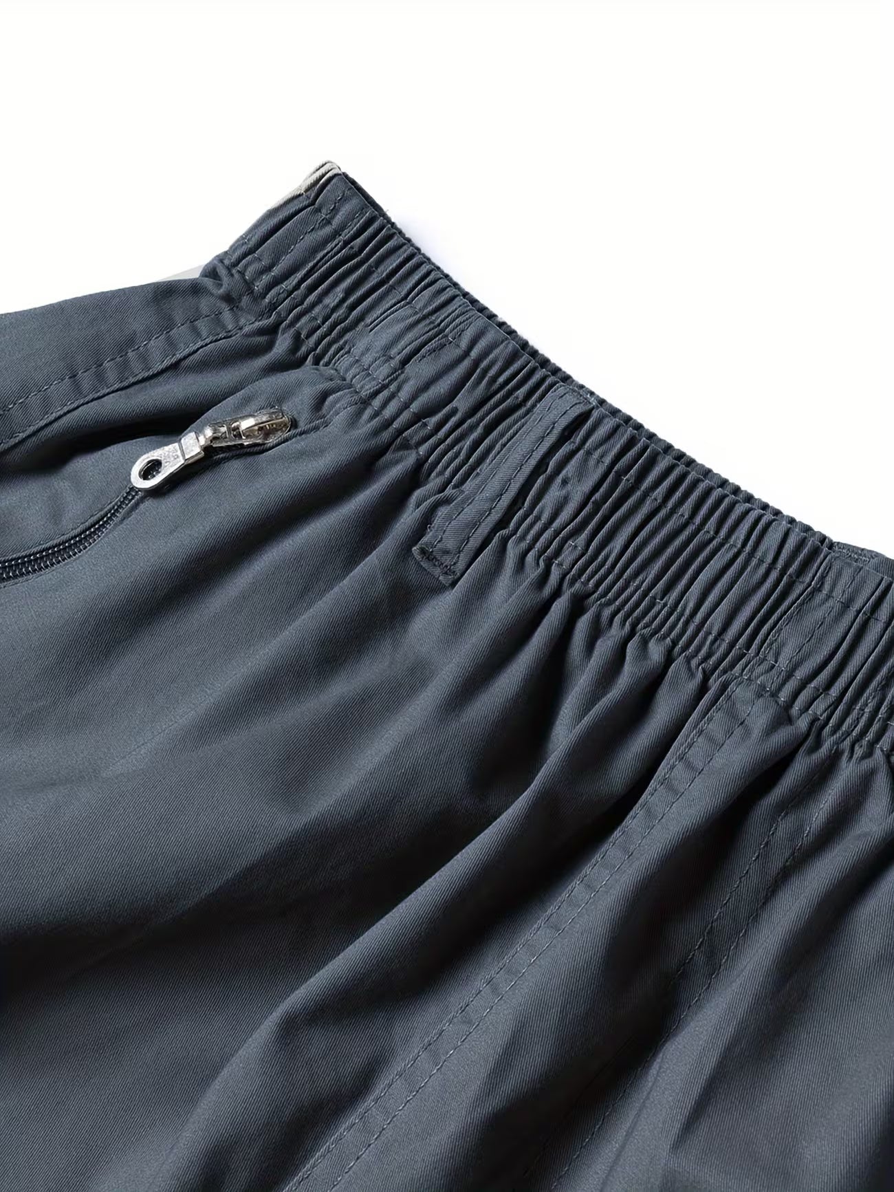 Men's Breathable Cargo Shorts With Drawstring Waist Trousers