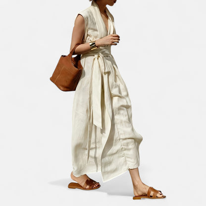 Dorevelle | Women’s Sleeveless Dress – Heritage Linen Style