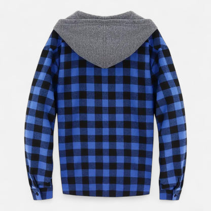 Dorevelle | Men’s Button-Up Hooded Sweater