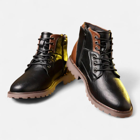 Dorevelle | Men’s Vintage Leather Lace-Up Boots