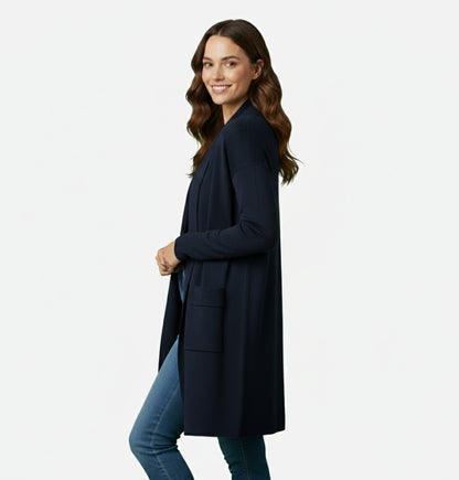 Dorevelle | Women’s Long Knit Cardigan – Effortless Layered Elegance