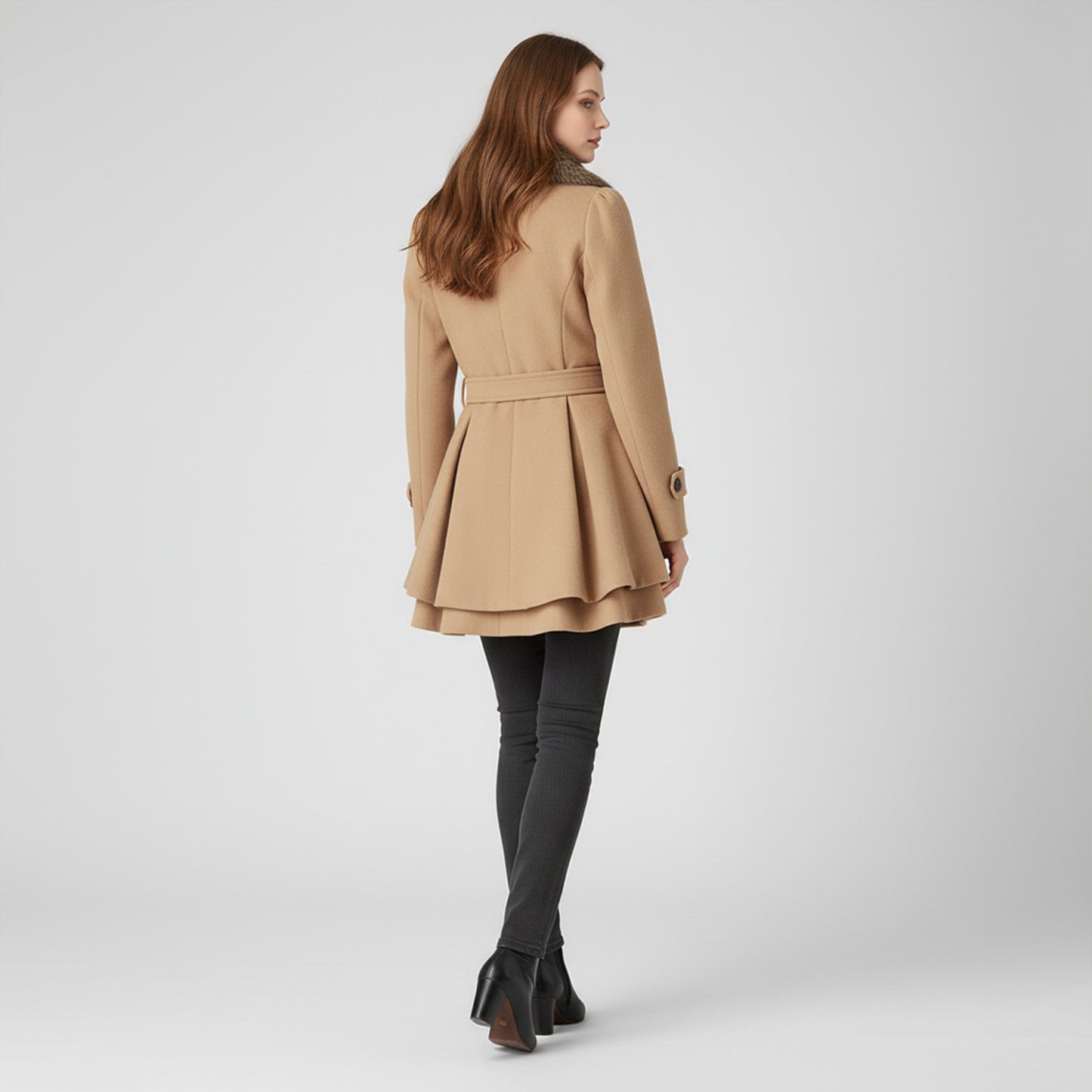 Dorevelle | Women’s Classic Coat – Refined Feminine Contour