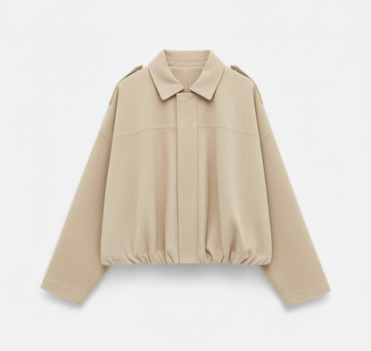 Dorevelle | Women’s Suede Notched Jacket – Modern Vintage Flair