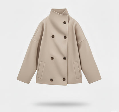 Dorevelle | Women’s Tailored Short Coat – Modern Minimal Grace