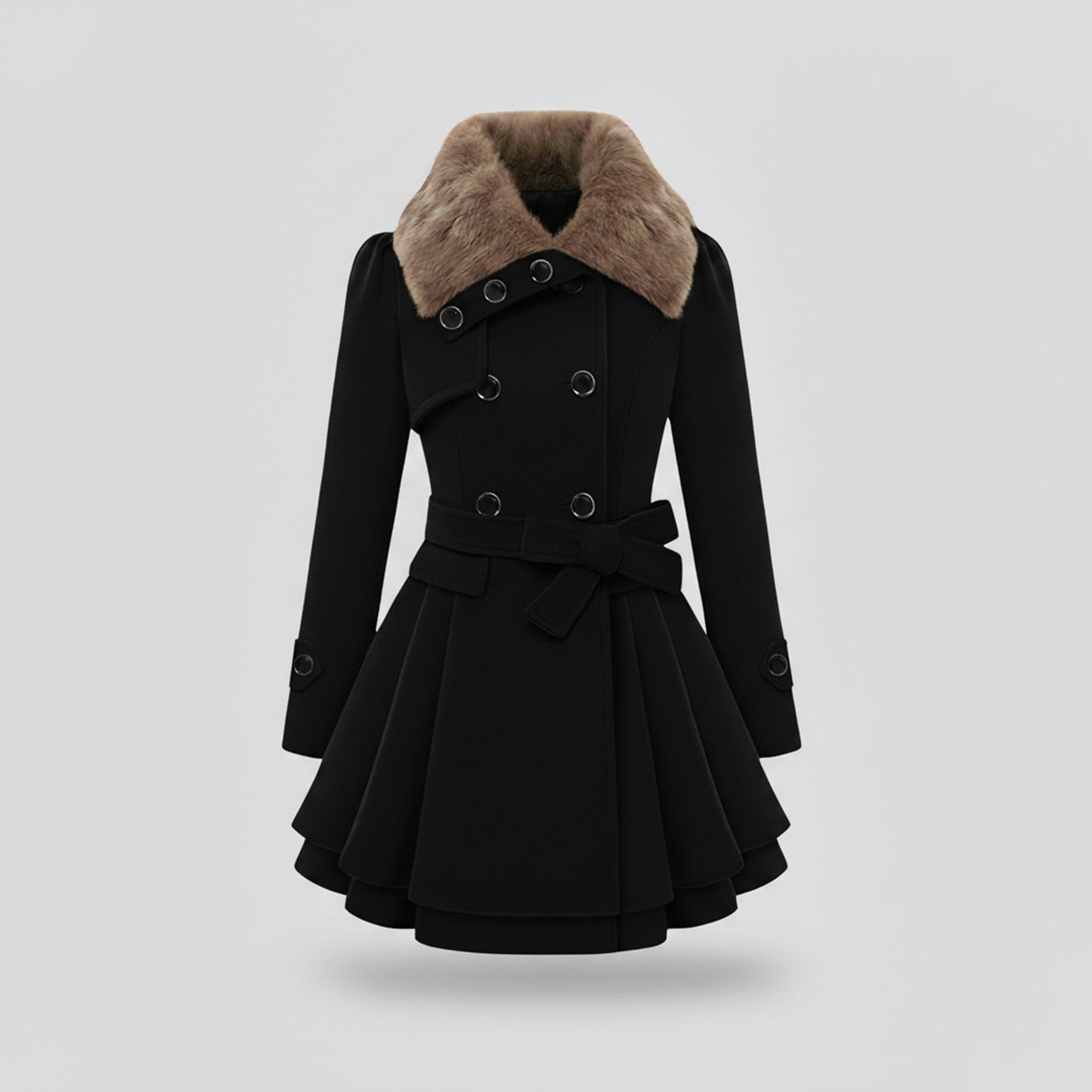 Dorevelle | Women’s Classic Coat – Refined Feminine Contour