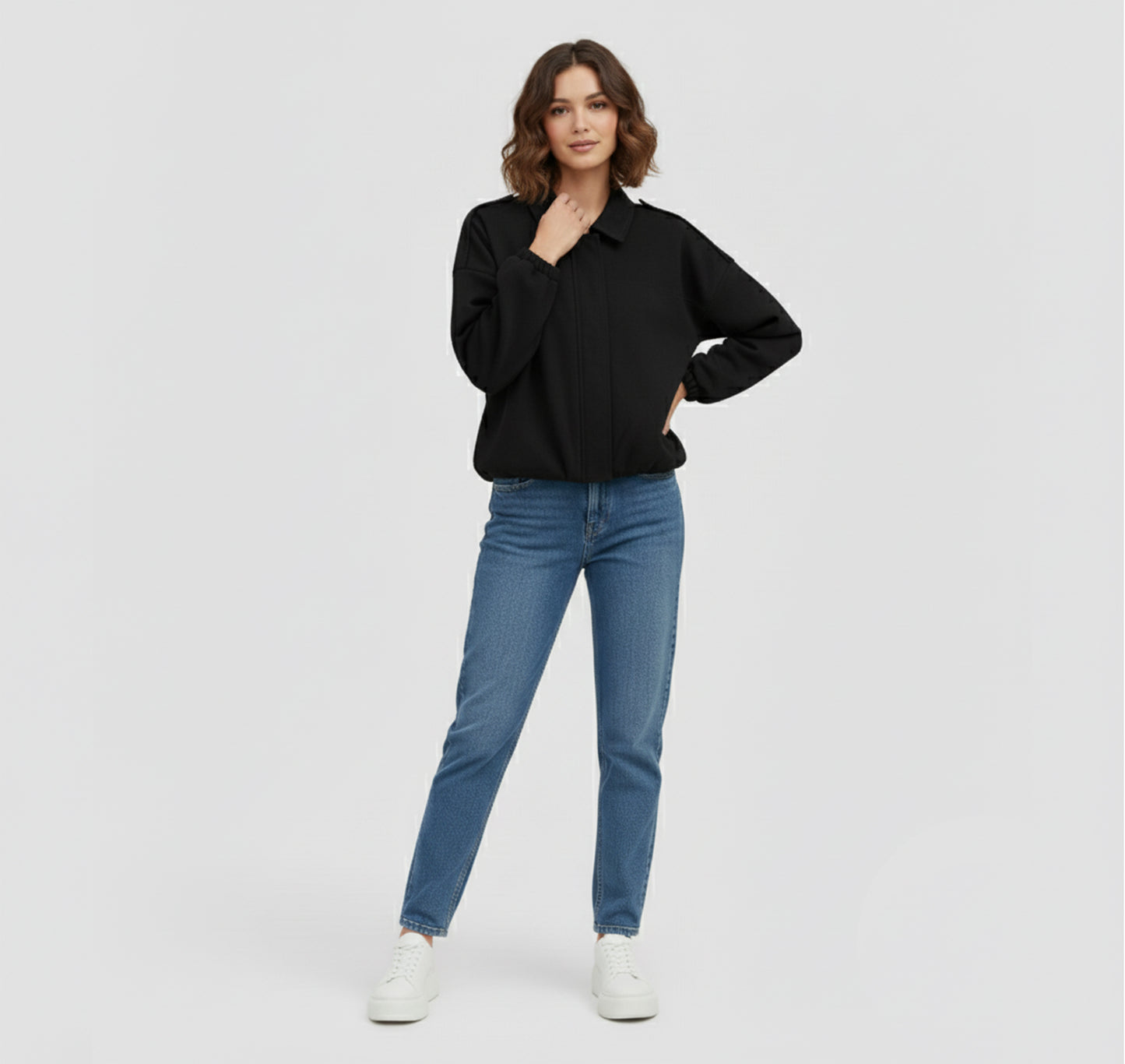 Dorevelle | Women’s Suede Notched Jacket – Modern Vintage Flair