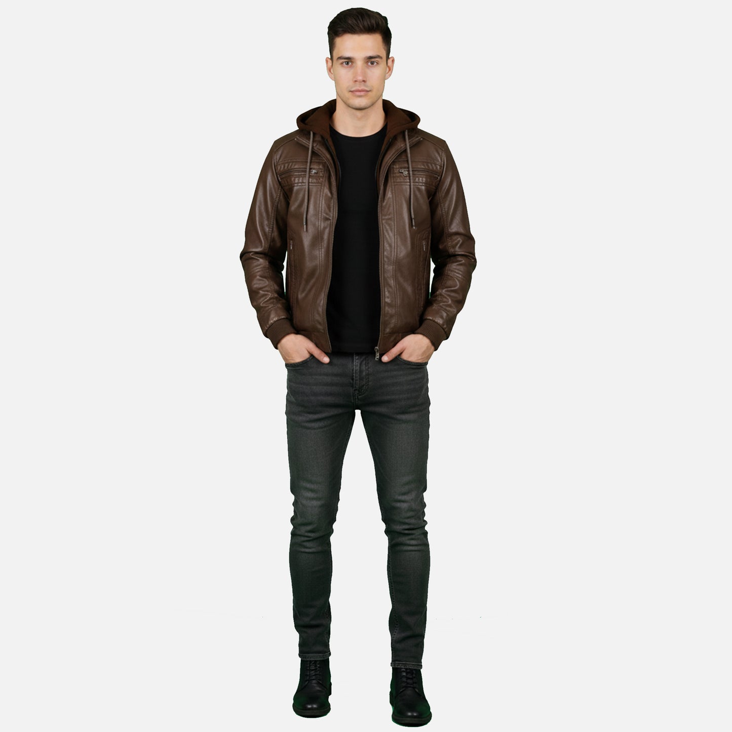 Dorevelle | Men’s Bomber Jacket – Classic Hooded Streetwear