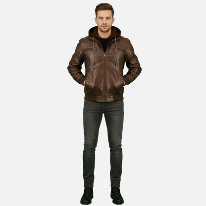 Dorevelle | Men’s Bomber Jacket – Classic Hooded Streetwear