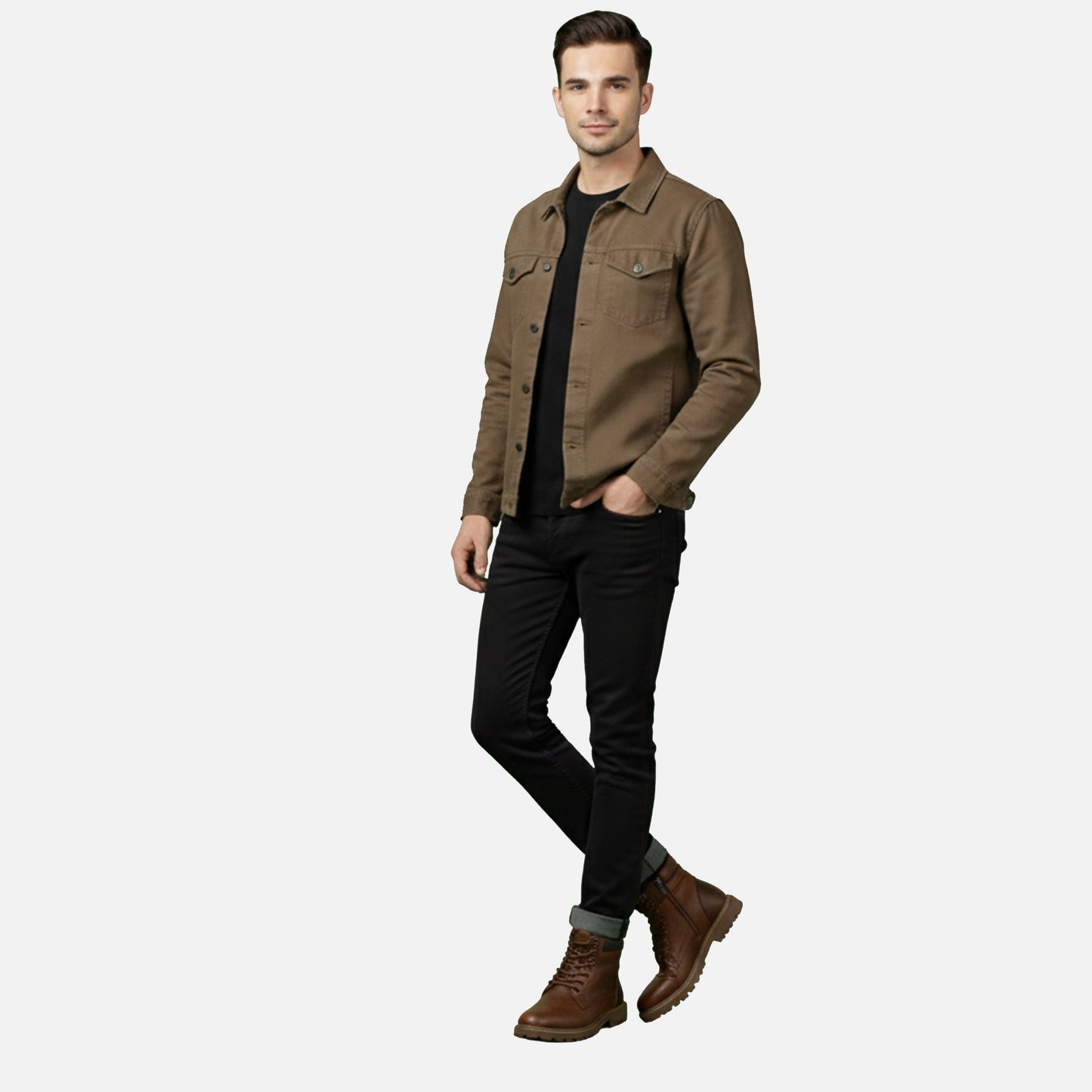 Dorevelle | Men’s Vintage Leather Boots - Classic Lace-Up Essential
