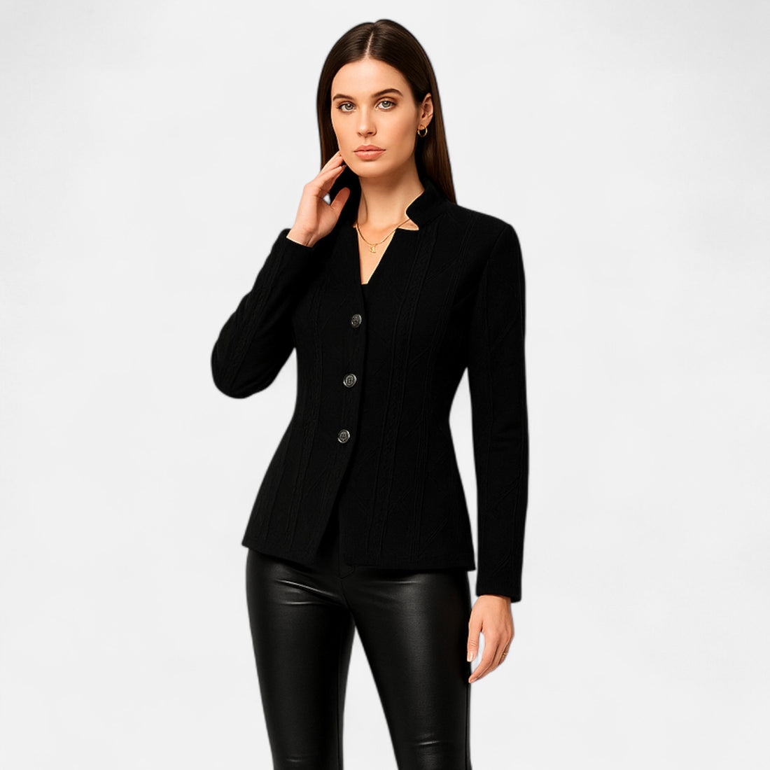Women’s Tailored Blazer with Heritage Lapel and Classic Fit