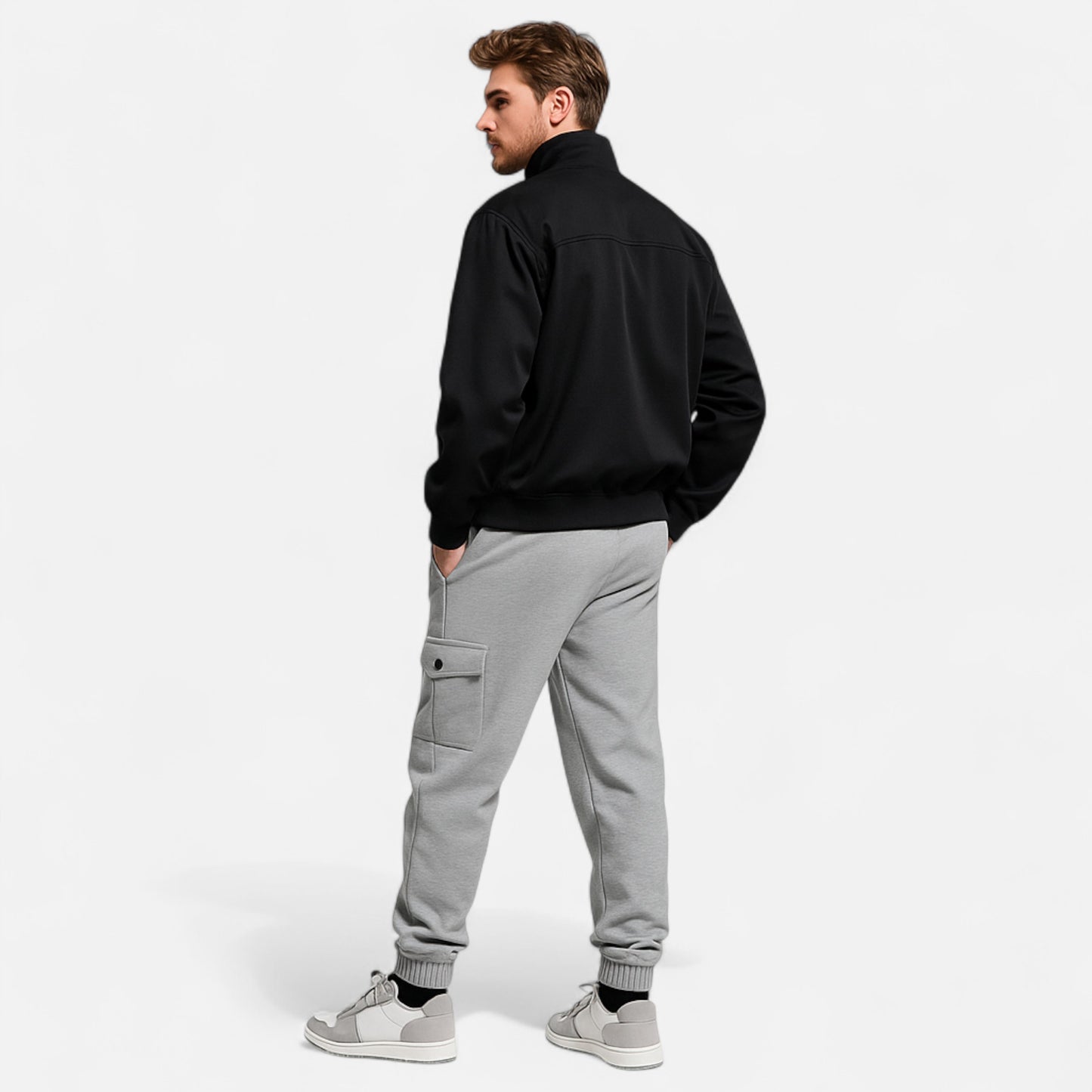 Dorevelle | Men’s Cargo Pants – Refined Ankle-Banded Classic